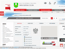 Tablet Screenshot of bip.dabrowazielona.pl